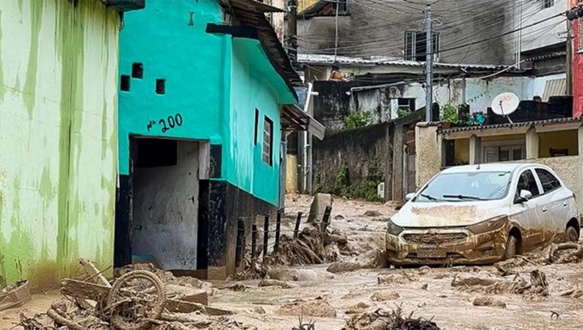 DAÑOS. Las autoridades todavía no terminaron de evaluar los destrozos provocados por la lluvia y el barro.