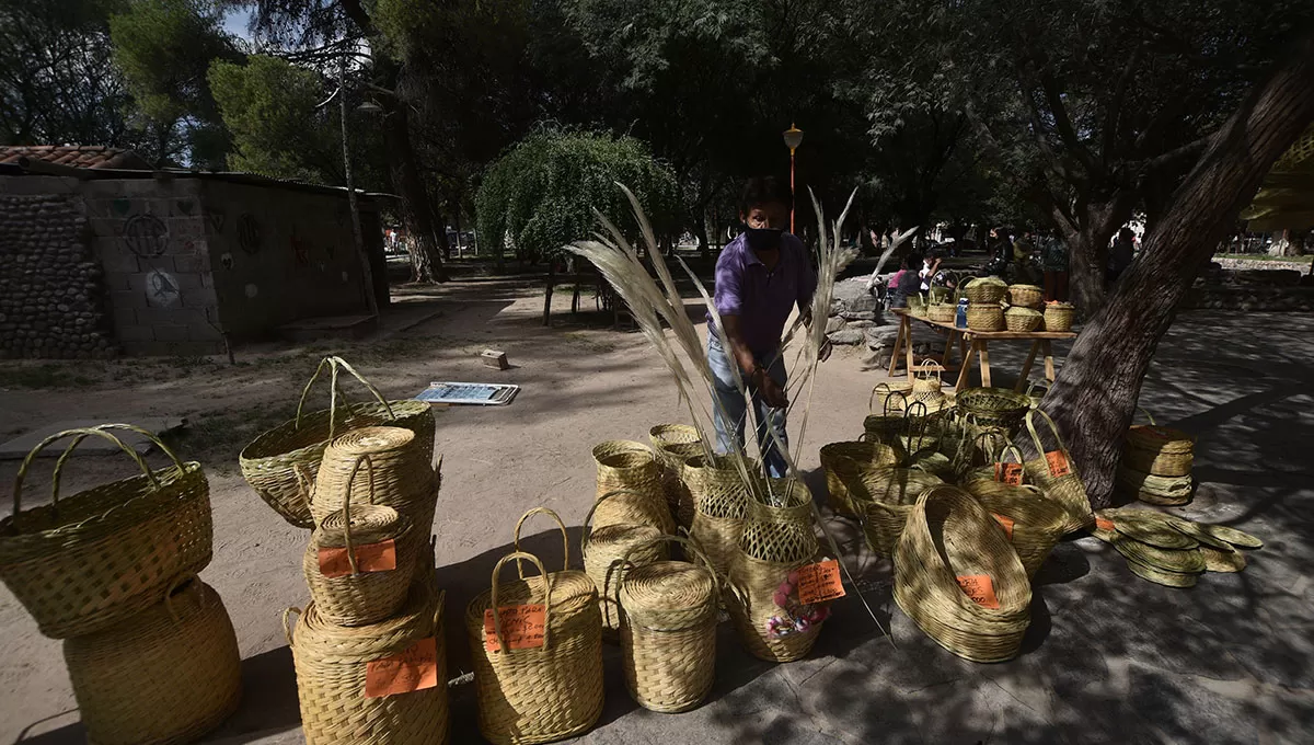SOLEADO Y CÁLIDO. El estado del tiempo acompañará a los visitantes de Amaicha del Valle durante la jornada.