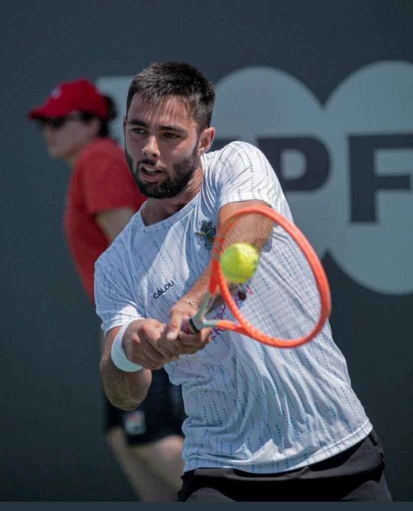 COMIENZO CON DUDAS. En lo que va del año Olivieri disputó cuatro torneos y no ganó ningún partido. Espera que en Lawn Tennis empiece la levantada.  