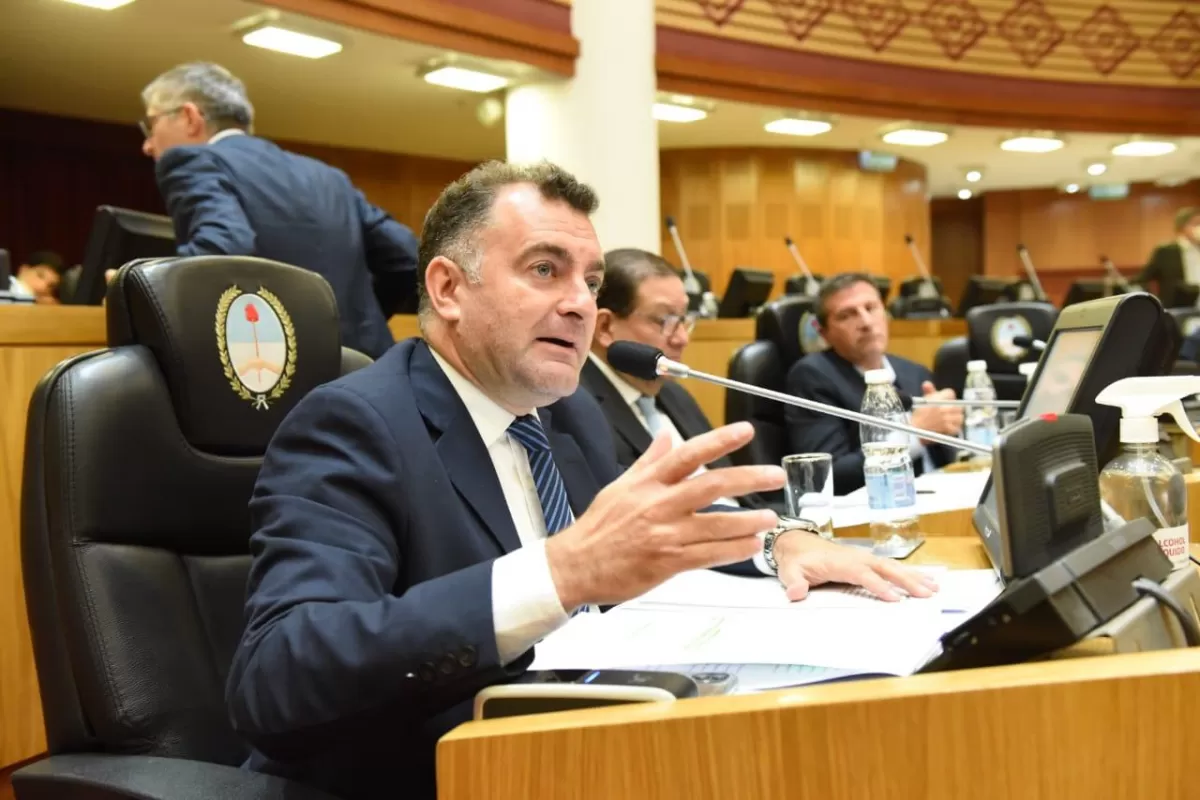 EN LA LEGISLATURA. Raúl Albarracín.