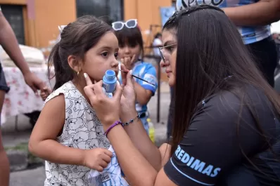 Atlético Tucumán: Carnaval celeste y blanco