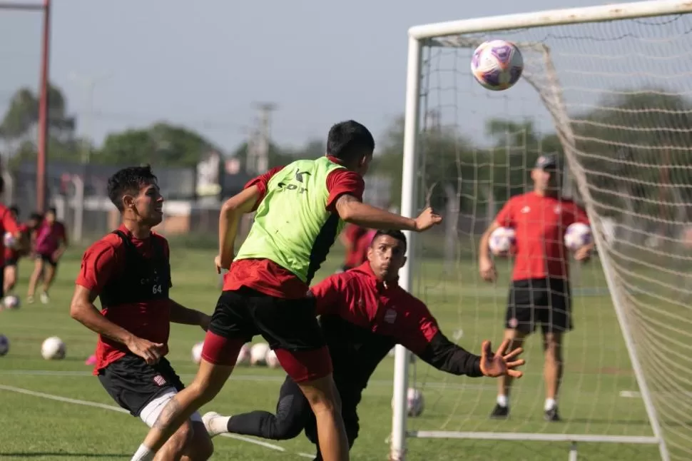 EL FOCO. El lunes el plantel retomará las prácticas pensando en Temperley. 