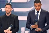 Cómo reaccionó de Kylian Mbappé cuando Messi ganó el premio de mejor jugador del mundo