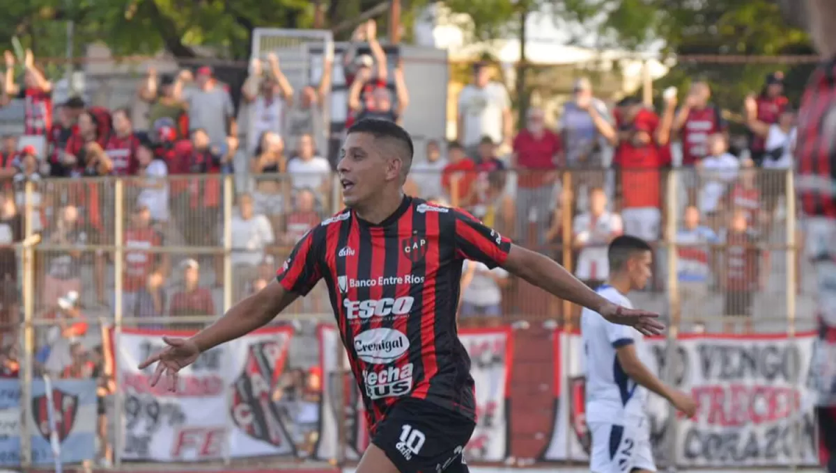 AFILADO. Damián Arce fue una de las figuras de Patronato y anotó su segundo gol en el torneo.