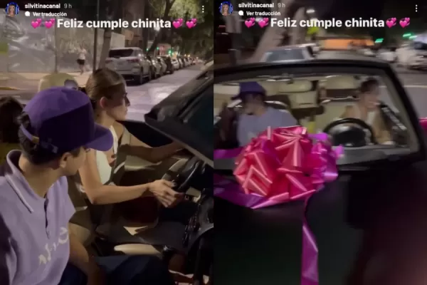 El costoso regalo de Rusherking a la “La China” Suárez por su cumpleaños