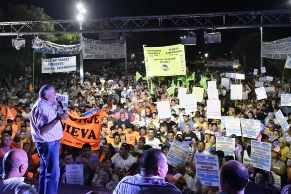 Sección Este: Manzur y Jaldo presentaron la Lista Oficial en un multitudinario acto en Leales