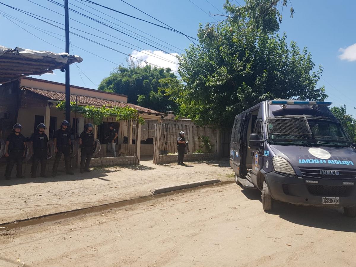 Procedimiento de la Policía Federal en Los Ríos.