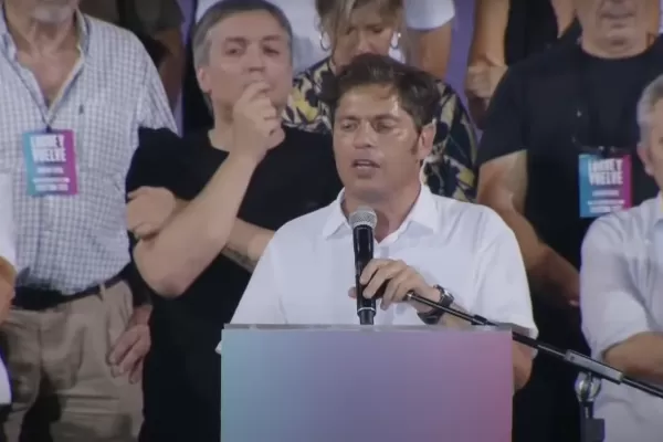 Interna oficialista: “No se puede hacer un peronismo sin Cristina”, afirmó Axel Kicillof