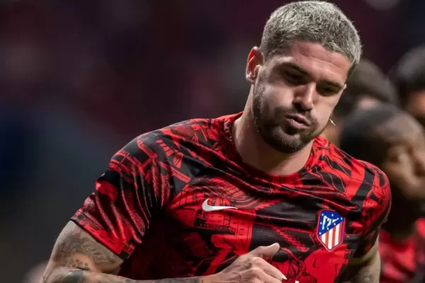 De Paul volvió a ser convocado por el Atlético de Madrid tras la lesión muscular