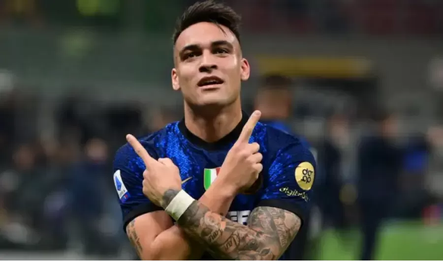 Lautaro Martínez en el Inter. 