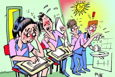 Muchos colegios envían los chicos a casa por la ola de calor