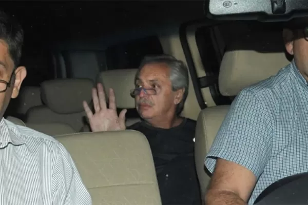 Alberto Fernández fue sometido en el Otamendi a un bloqueo radicular por su problema de espalda
