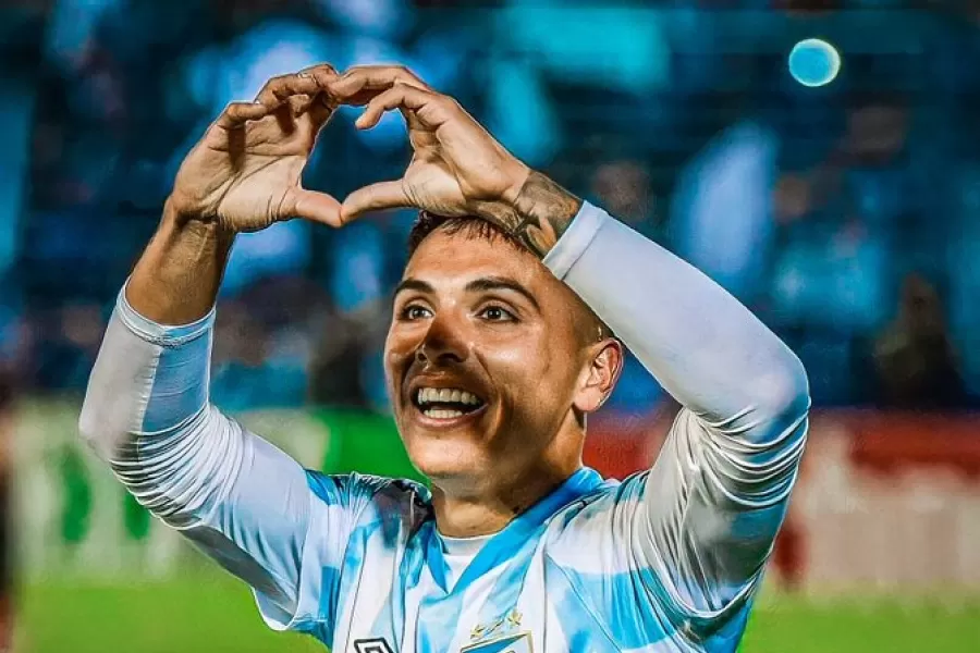 Mateo Coronel, el goleador de Atlético Tucumán.