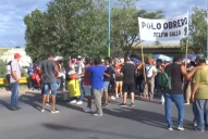 Polo Obrero se manifiesta con cortes de rutas en toda la provincia