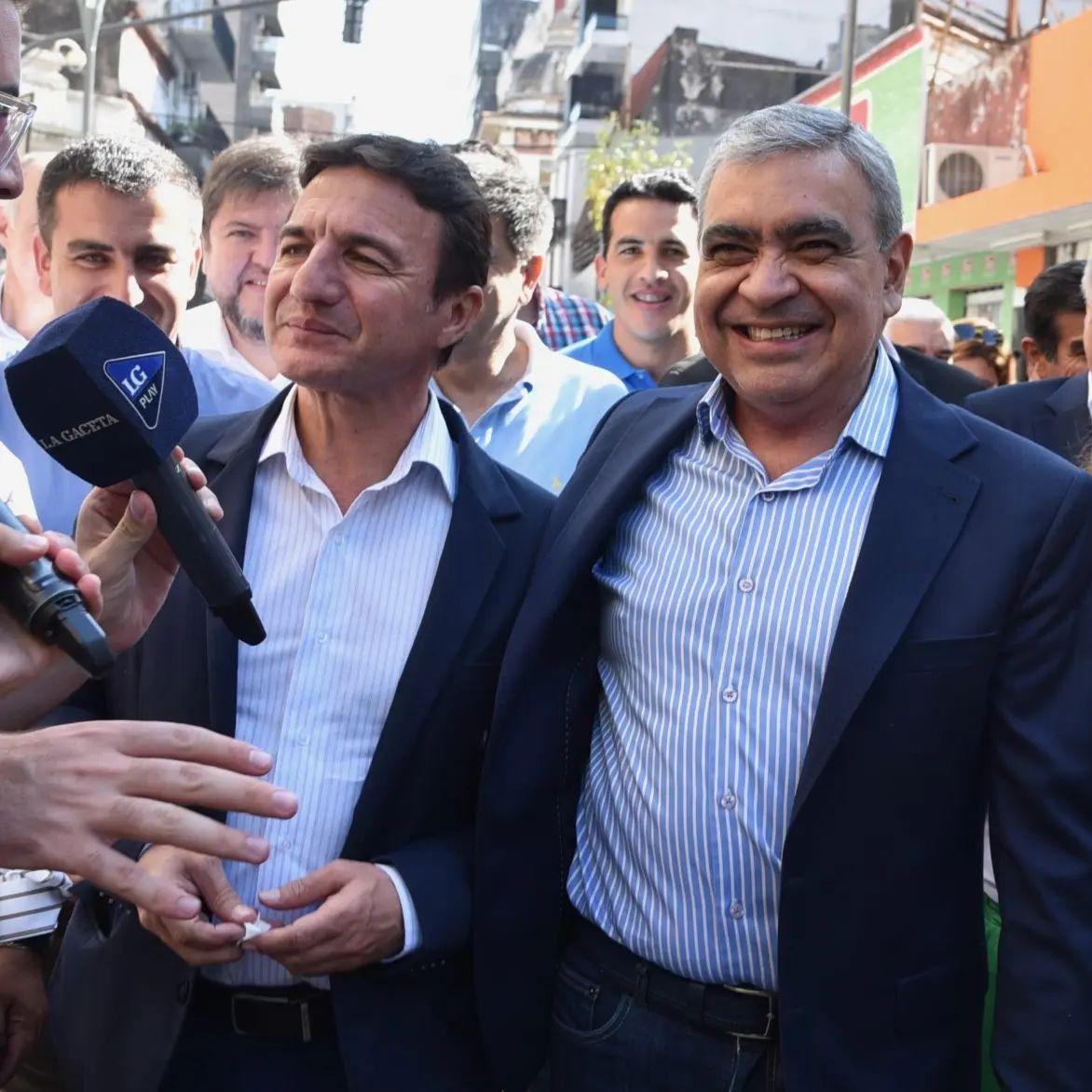 DE JUNTOS POR EL CAMBIO. Roberto Sánchez y Germán Alfaro. Foto de Facebook