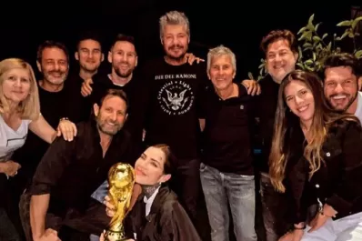 Lionel Messi visitó a Marcelo Tinelli y unieron a sus familias en una íntima cena