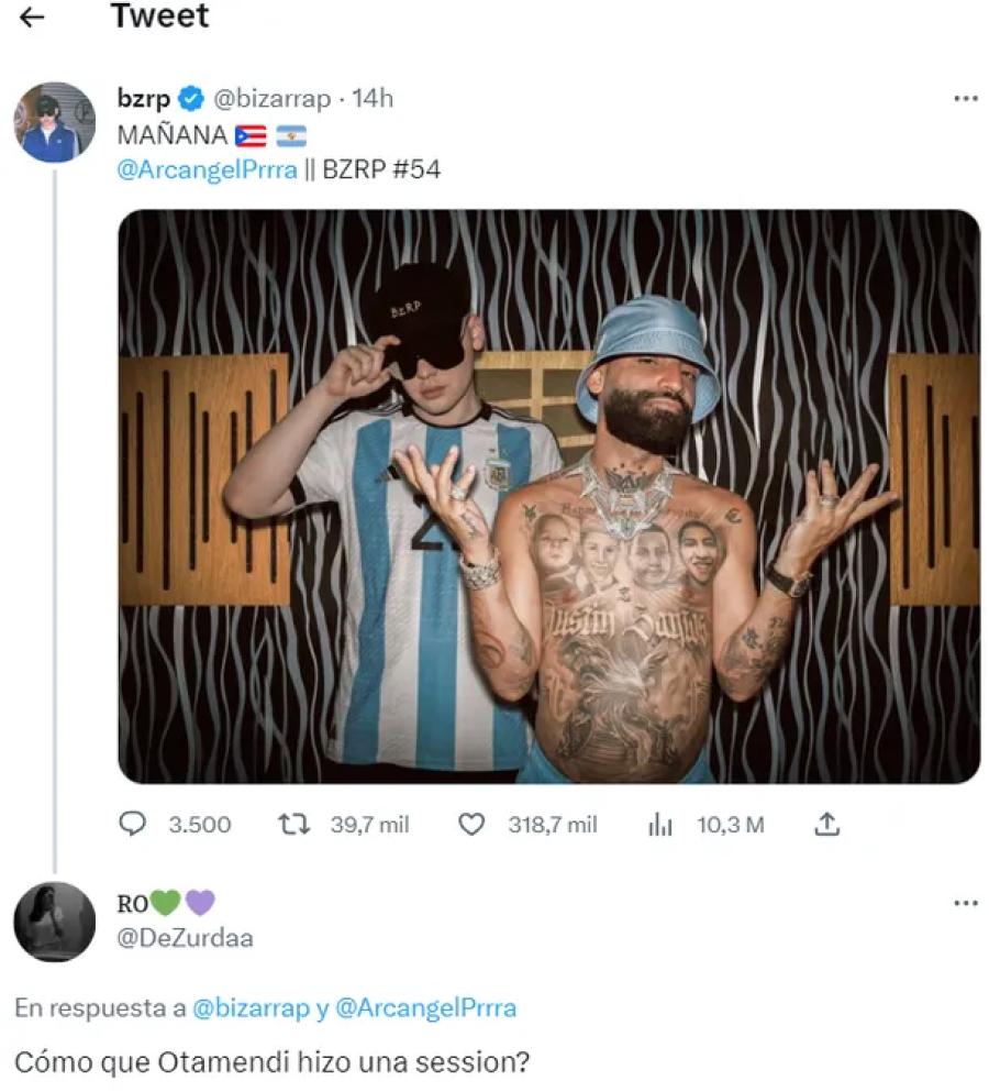 Bizarrap estrena su Music Session #54 y en redes sociales creen que será con un jugador de la Selección Argentina