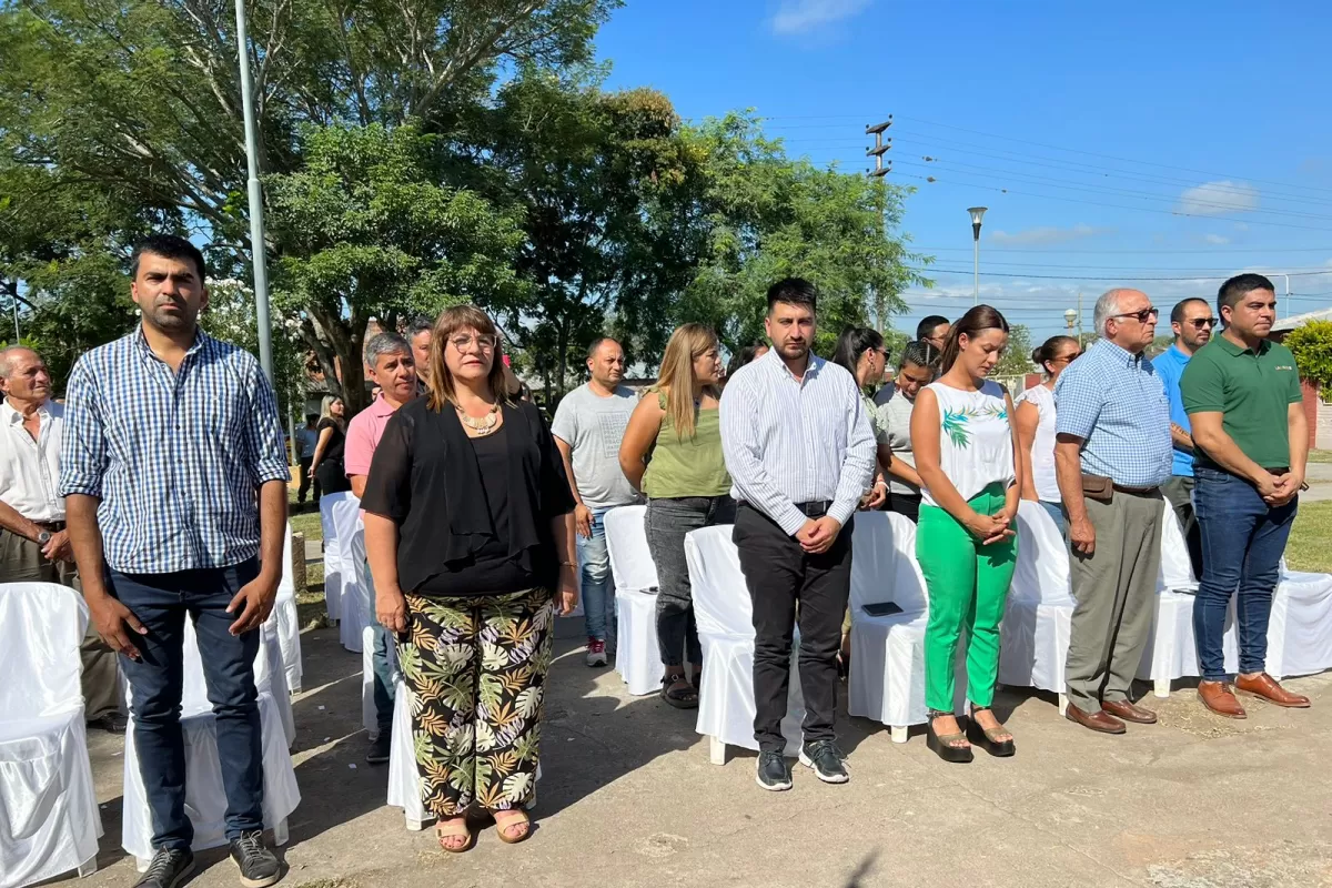 SEBASTIÁN SALAZAR EN EL ACTO POR LA MEMORIA. 