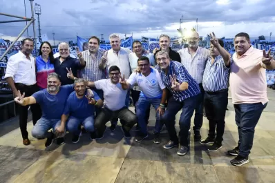 Dirigentes gremiales le expresaron su apoyo a Jaldo, de cara a las elecciones