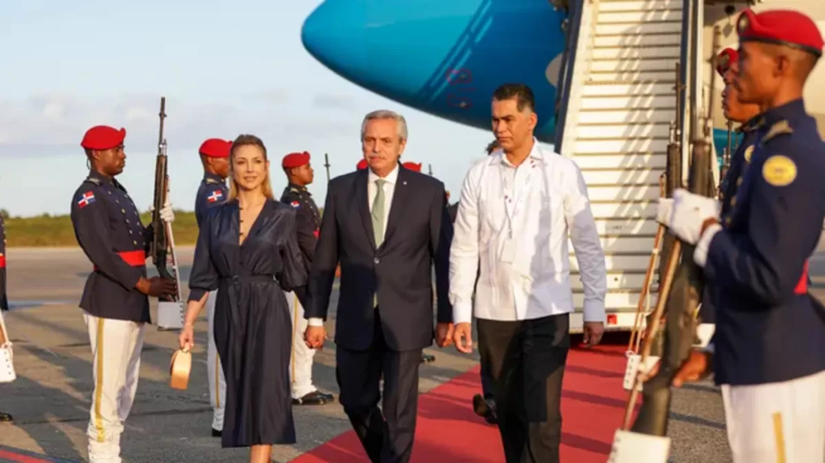 Alberto Fernández llegó a República Dominicana, donde participará de la Cumbre Iberoamericana