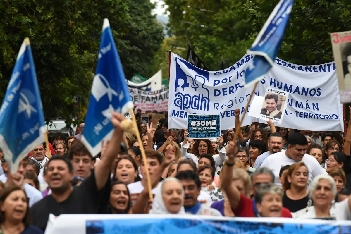 Marchas por el 24 de Marzo: el centro se inundó de Memoria