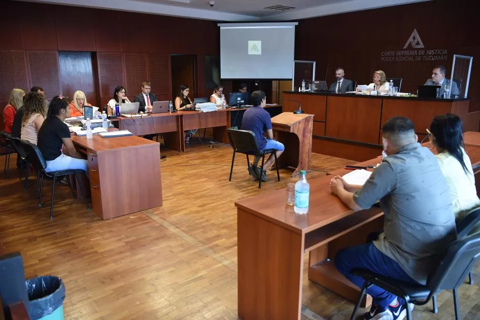 EN LA SALA. Las audiencias del segundo juicio fueron tensas. La Gaceta / Foto de José Nuno 