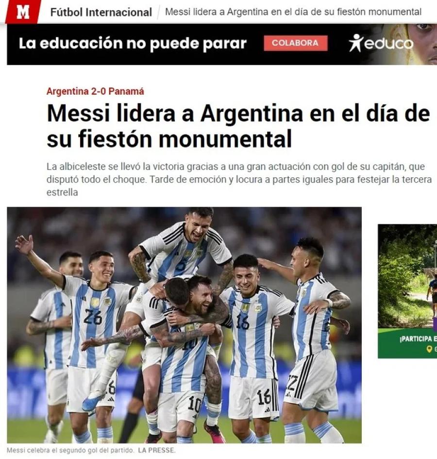 Cómo fue la repercusión de la prensa internacional de los festejos de la Selección Argentina