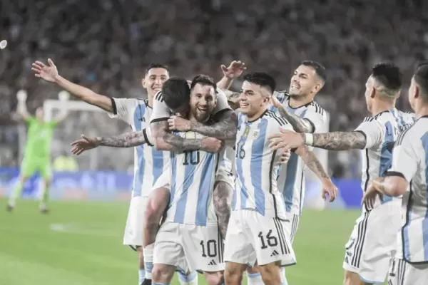 La fiesta de la Selección Argentina: ¿como en un viaje de egresados? La tierna foto que se sacaron todos los jugadores