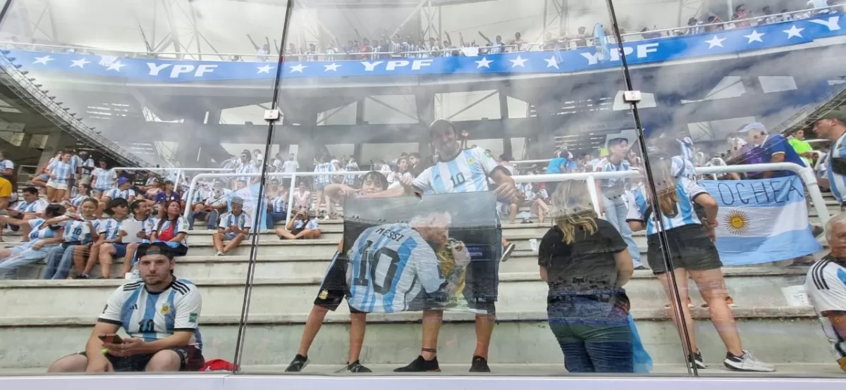 Así se vivió la apertura del estadio, en Santiago del Estero