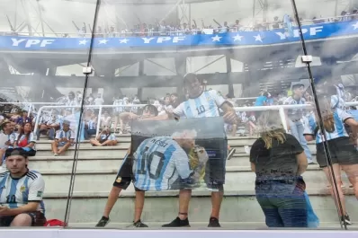 Así se vivió la apertura del estadio, en Santiago del Estero