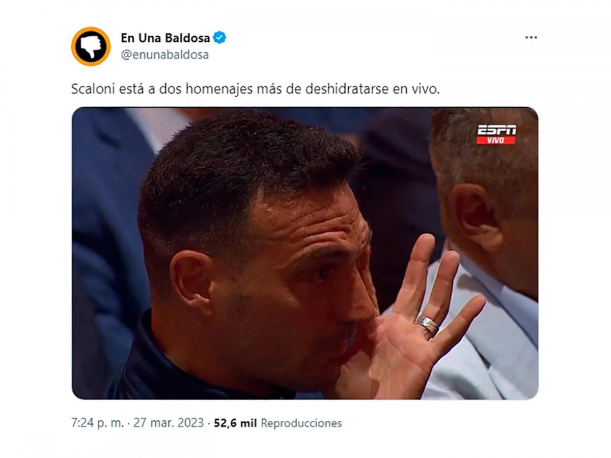 Mirá los mejores memes que dejó el homenaje a la Selección argentina: “Messi presidente”