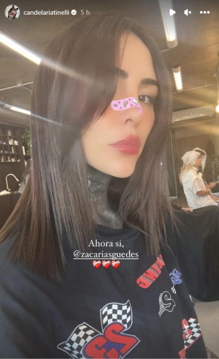 El nuevo look de Cande Tinelli. (Foto: Instagram / candelariatinelli)