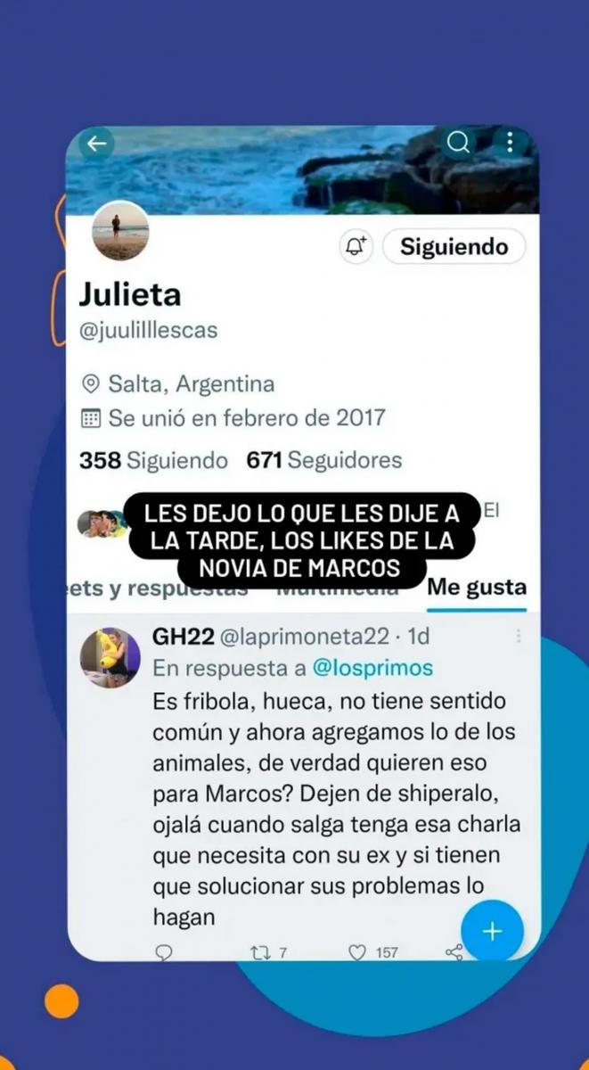 Julieta Illescas le dio 