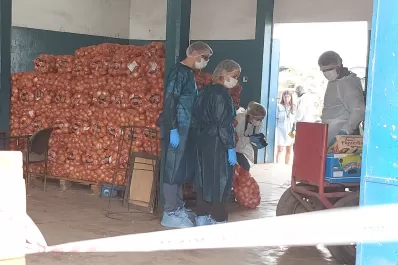 El Ministerio Fiscal inspeccionó el Mercofrut por el crimen del puestero
