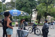 Elecciones 2023: Ricardo Bussi denunció que le impidieron difundir sus propuestas en la plaza