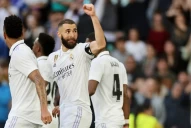 Con tres goles de Benzema en siete minutos, Real Madrid goleó en LaLiga
