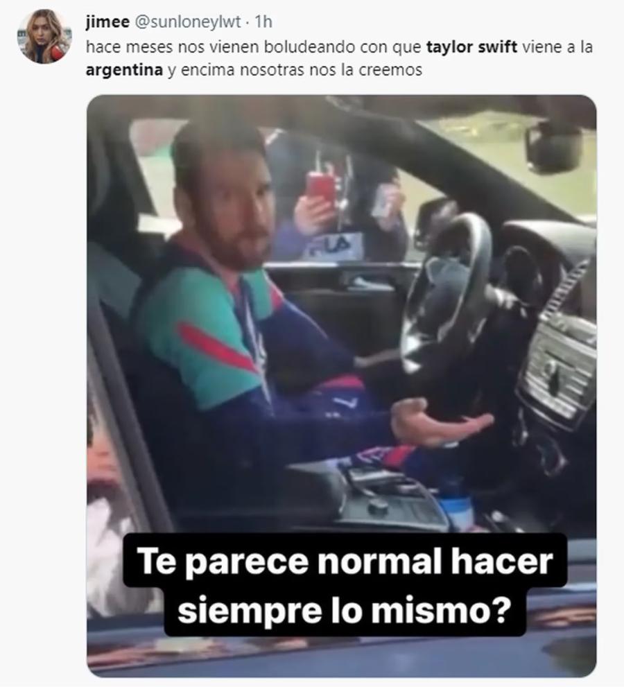 Furor en las redes sociales por una posible visita de Taylor Swift a la Argentina