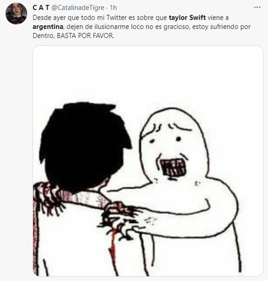 Furor en las redes sociales por una posible visita de Taylor Swift a la Argentina