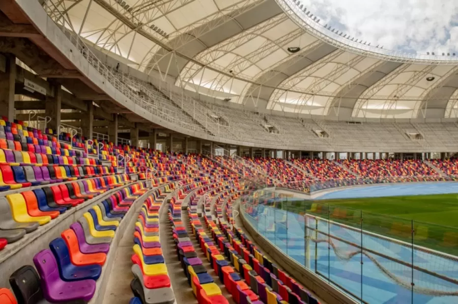 El Estadio Madre de Ciudades.