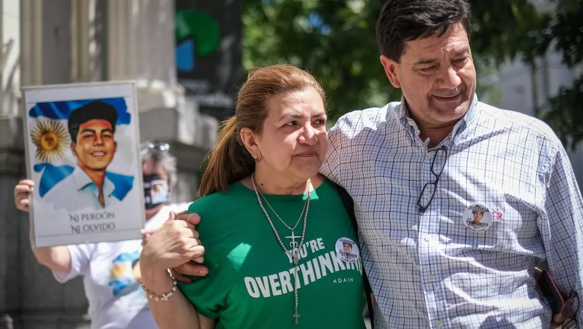 Graciela y Silvino, la mamá y el papá de Fernando Báez Sosa