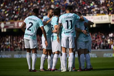 Con Joaquín Correa como titular, Inter sufrió un empate agónico de Salernitana