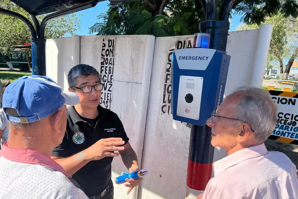 Inauguran un sistema de alerta antirrobos en paradas de colectivos de Banda del Río Salí