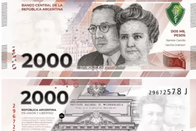El nuevo billete de $2000 podría empezar a circular este mes