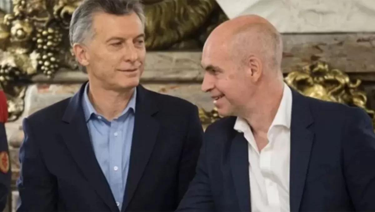 Mauricio Macri y Horacio Rodríguez Larreta.