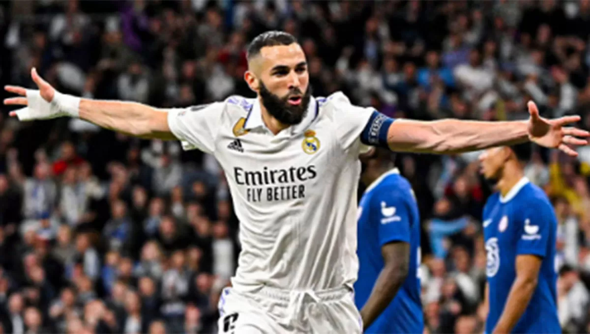 FAVORITO. Benzema es el goleador de Real Madrid, que llega a Londres con una ventaja de dos goles conseguidas en el Bernabéu.