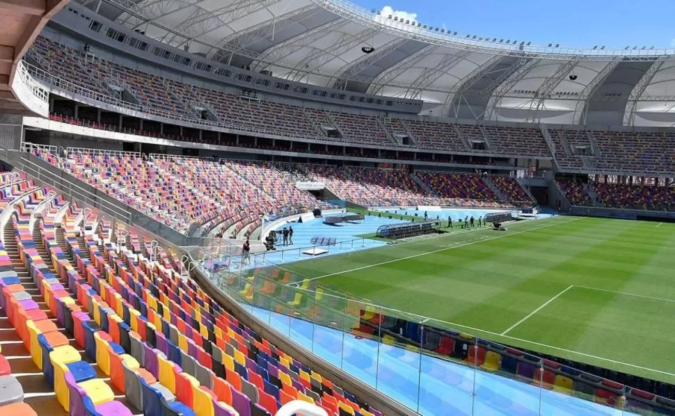 DEBUT MUNDIALISTA. El estadio de Santiago del Estero es sede del Mundial Sub 20. 