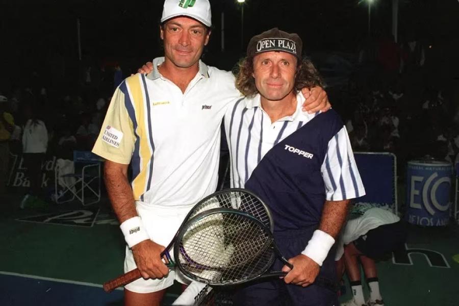 Guillermo Vilas y José Luis Clerc, de la enemistad al agradecimiento