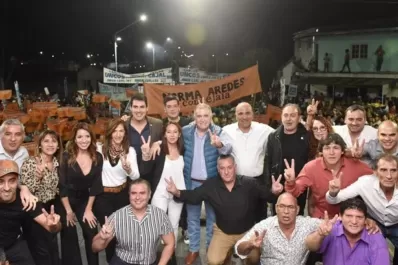 Juan Manzur y Osvaldo Jaldo participaron del acto por el 47° aniversario de Burruyacú