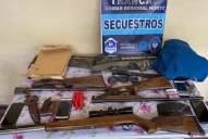 Benjamín Paz: detuvieron a cuatro hombres que viajaban armados