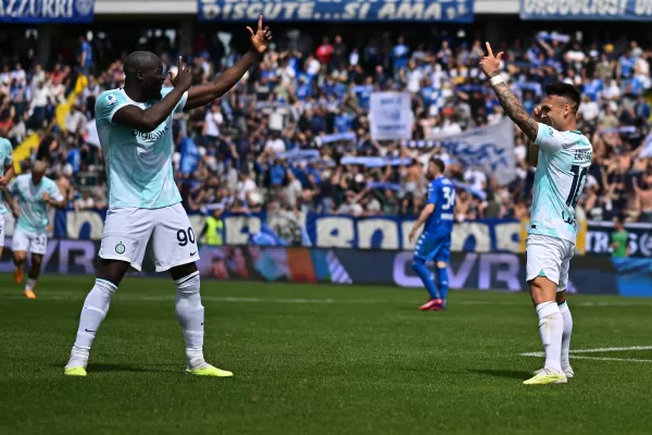 Lautaro Martínez marcó en la goleada de Inter ante Empoli